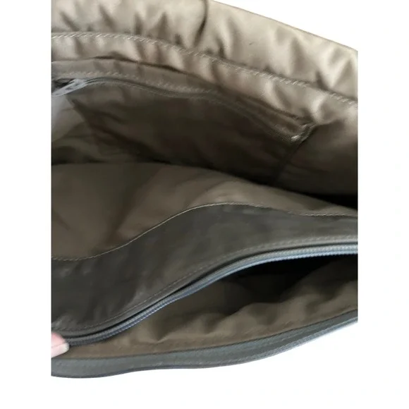 VTG 80s Anne Leather Fold Over Clutch Bag‎ Snake Trim Chain Detail - Picture 5 of 8